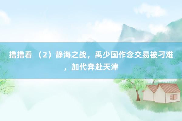 撸撸看 （2）静海之战，禹少国作念交易被刁难，加代奔赴天津